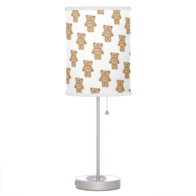 Cute Teddy Bear Pattern Table Lamp (Left)