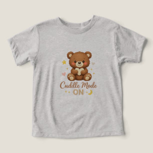 Cute Teddy Bear Shirt – Cuddle Mode Baby Tee