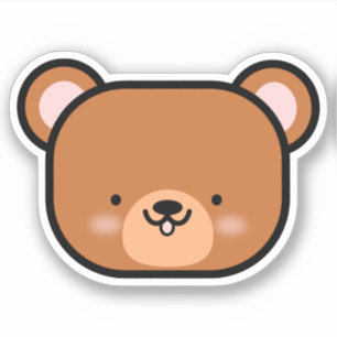 Cute Teddy Bear Sticker