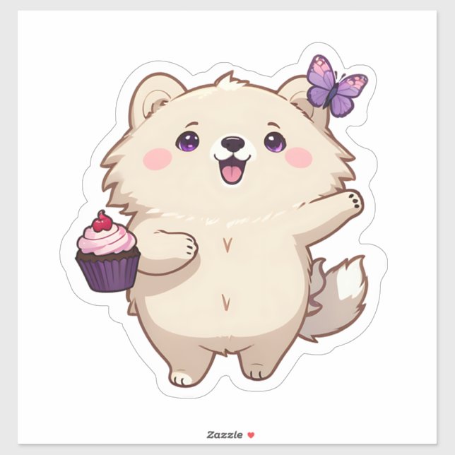 Cute Teddy Bear Sticker (Sheet)