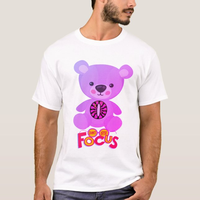 Cute Teddy Bear T-Shirt (Front)