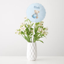 Cute Teddy Bear with Blue Ball