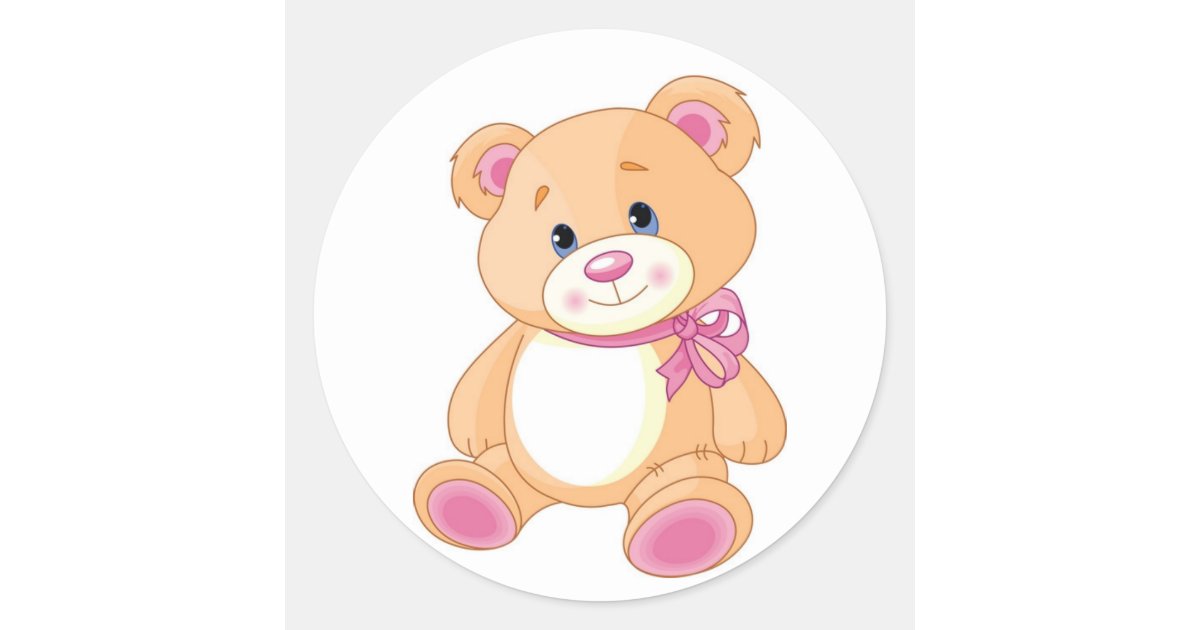 teddy bear with pink ribbon