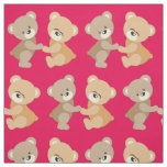 Cute Teddy Bears Fabric
