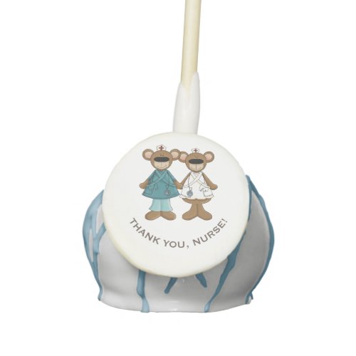 Cute Teddy Bears Nurse Appreciation Gift  Cake Pops