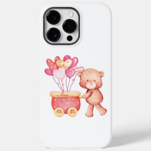 Cute Teddy Case-Mate iPhone 14 Pro Max Case