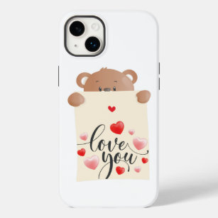 Cute Teddy Case-Mate iPhone 14 Plus Case