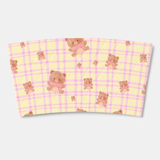 Cute Teddy Coffee Cup Sleeve