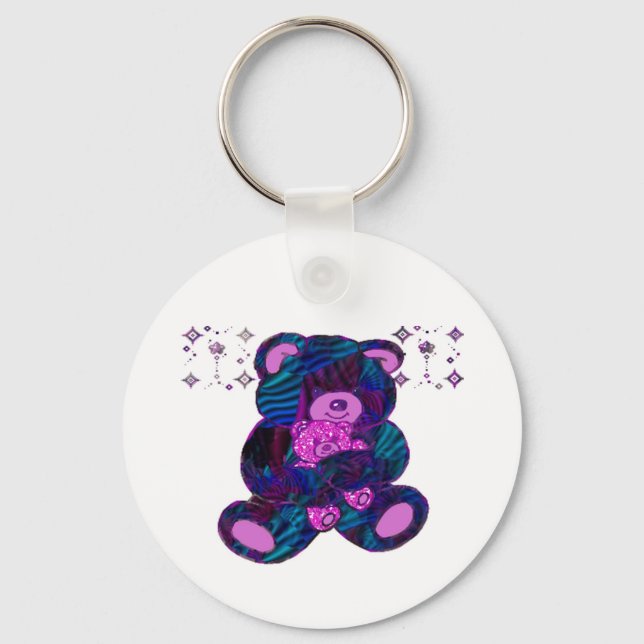 Cute Teddy Keychain (Front)