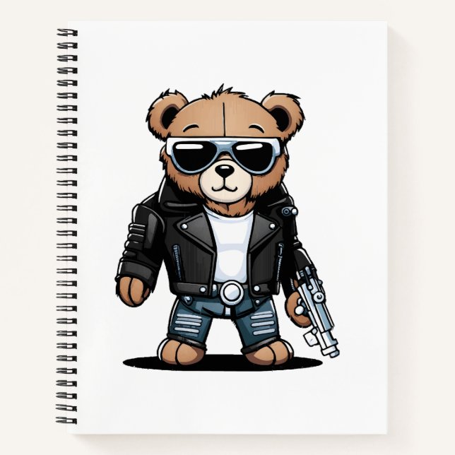 Cute Teddy Memes Notebook (Front)