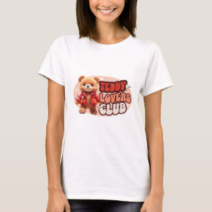 Cute Teddy personified with red jacket T-Shirt