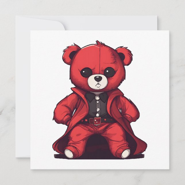 Cute teddy red boy (Front)