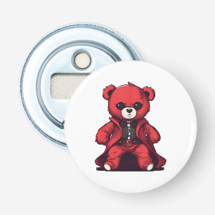 Cute teddy red boy bottle opener