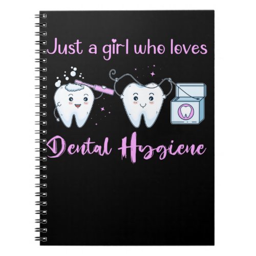 Cute Teeth Dental Technician Assistant Notebook