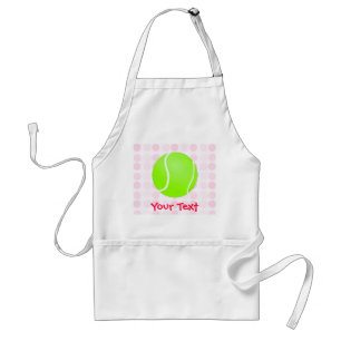 Cute Tennis Ball Adult Apron