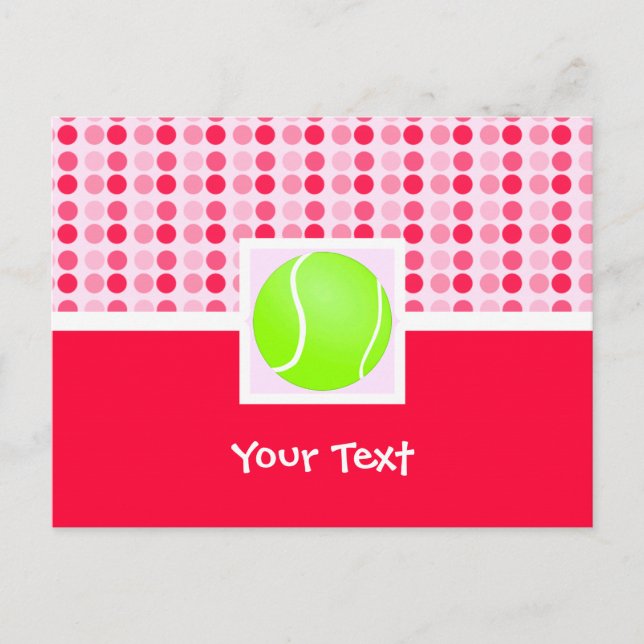Cute Tennis Ball Postcard (Front)