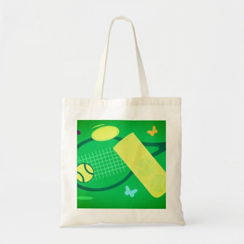 Cute tennis ball tote bag for women and girls