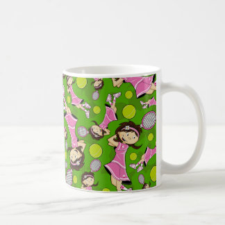 Cute Tennis Girl Mug