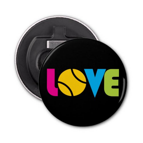 Cute Tennis  LOVE _   Bottle Opener