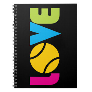 Cute Tennis LOVE - Notebook