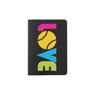 Cute Tennis  LOVE -   Passport Holder
