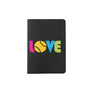 Cute Tennis  LOVE -  Passport Holder
