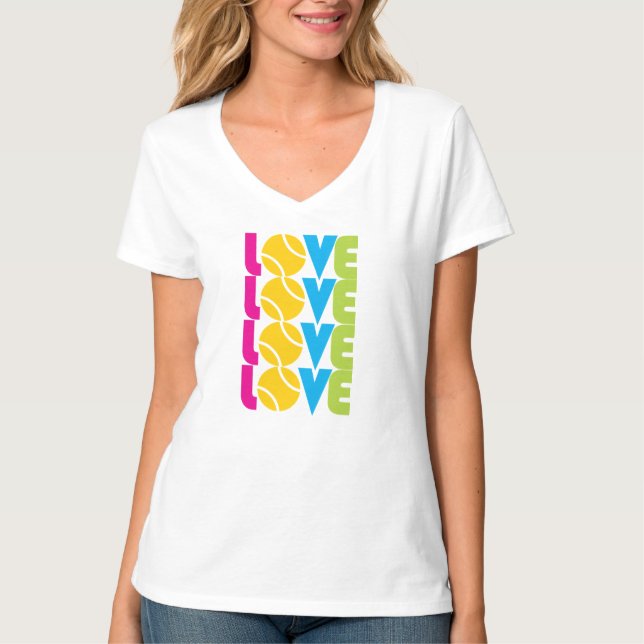 Cute  Tennis  LOVE -  T-Shirt (Front)