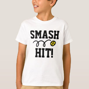 Cute Tennis t-shirt for men women kids Smash hit!
