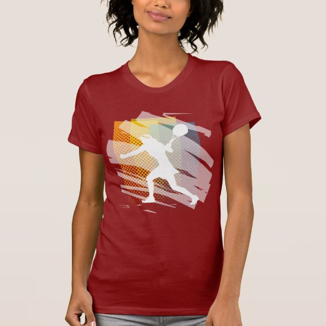 Cute Tennis t Shirt for women (Front)