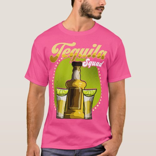 Cute Tequila Squad Margarita Drinking Drinkers T_Shirt