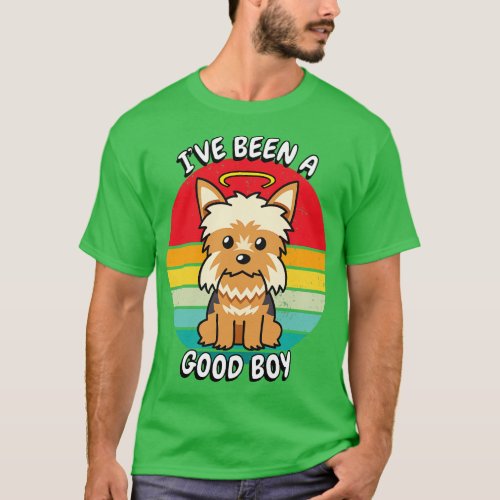 Cute terrier dog is a good boy T_Shirt