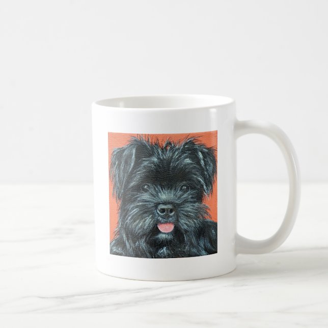 Cute Terrier Dog Painting Coffee Mug (Right)
