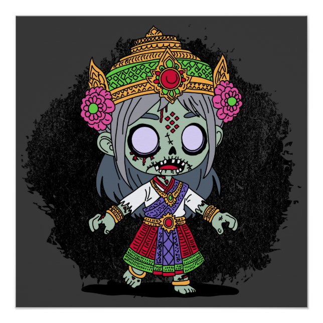 Cute Thai Zombie Poster (Front)