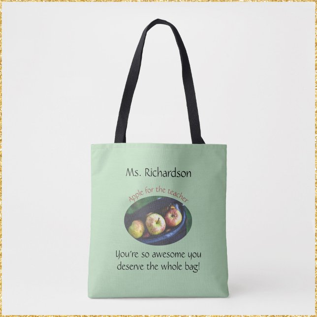 Cute Thank A Teacher Tote Bag (Creator Uploaded)