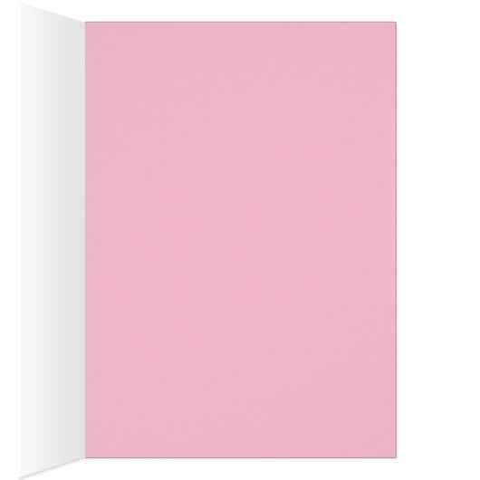 Cute THANK YOU Baby Shower Elephant Pink Girl (Inside (Right))