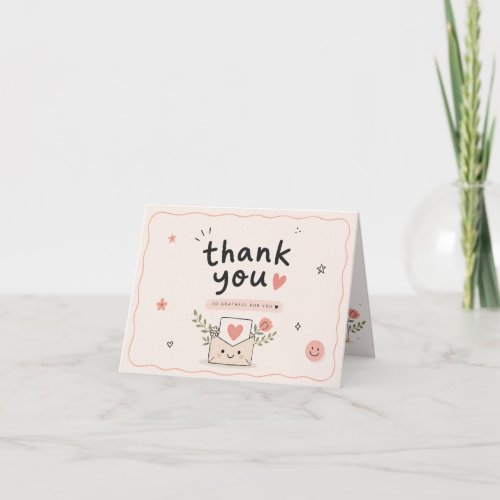 Cute Thank You Card