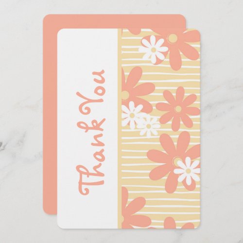 Cute Thank You Card Pretty Floral Thank You Note