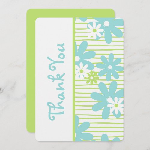 Cute Thank You Card Pretty Floral Thank You Note