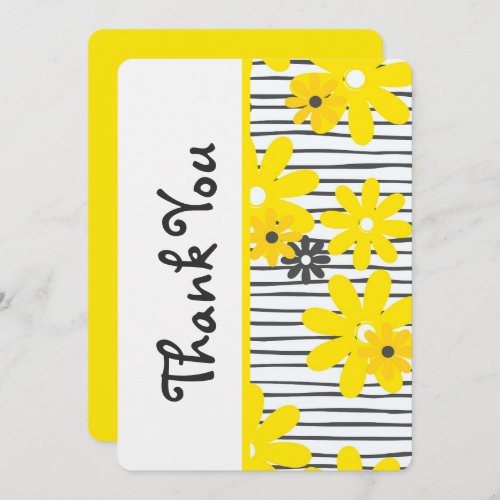 Cute Thank You Card Pretty Floral Thank You Note