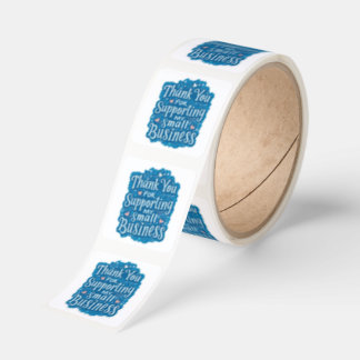 Cute Thank You Sticker for Small Business Owners