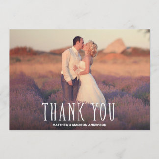 Cute Thank You White Overlay