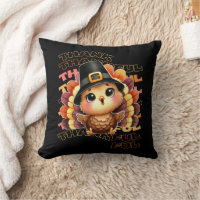 Cute Thankful Turkey - Funny Thanksgiving