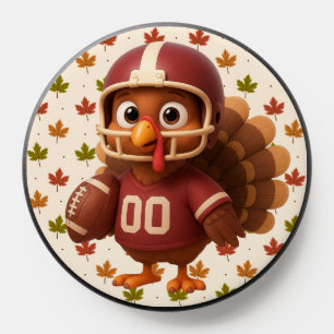 Cute Thanksgiving day football turkey PopSocket