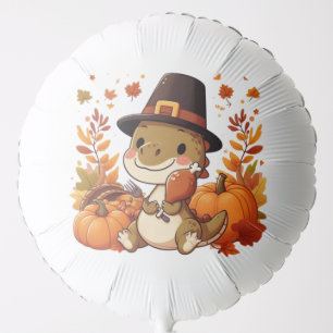 Cute Thanksgiving Dinosaur Balloon