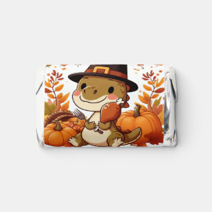 Cute Thanksgiving Dinosaur Hershey's Miniatures