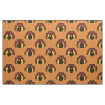 Cute Thanksgiving Fall Turkey Pattern Print Fabric