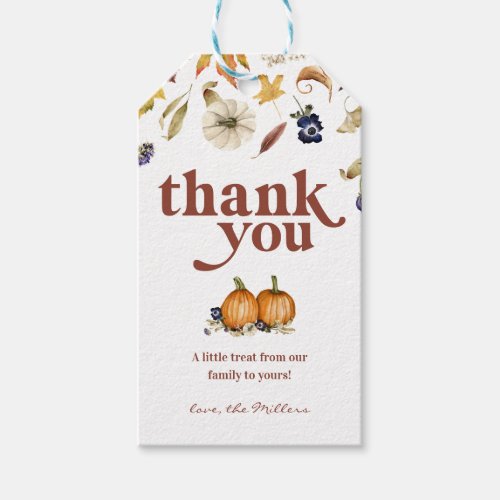 Cute Thanksgiving Friendsgiving Greetings Treat  Gift Tags