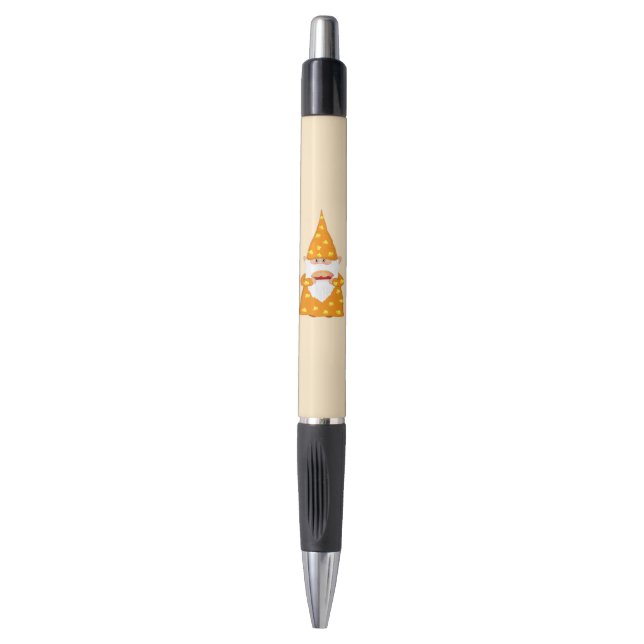 Cute Thanksgiving Gnome on Beige Pen (Front Vertical)