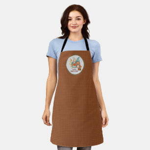 Cute Thanksgiving Gnomes   Apron