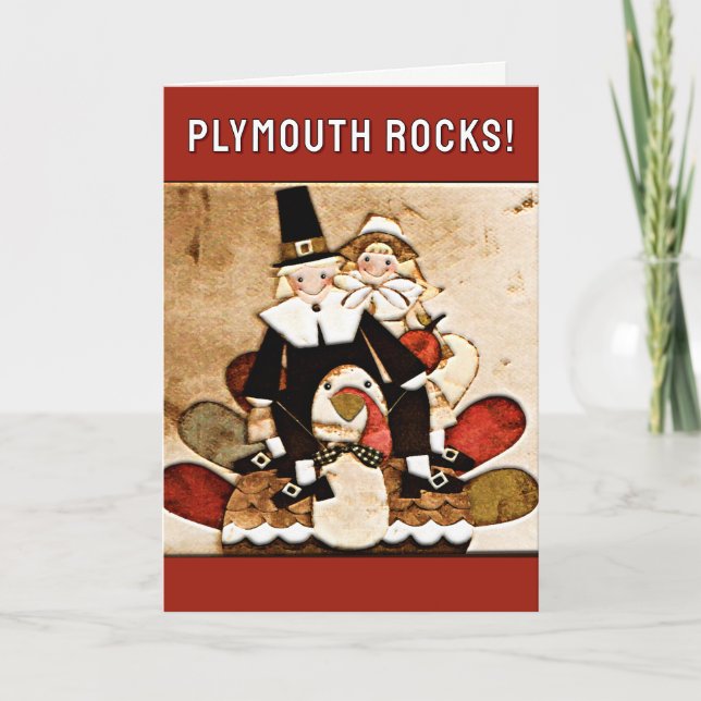 Cute Thanksgiving Holiday Card (Front)